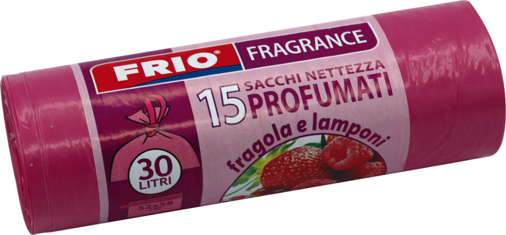 Frio sacchi spazzatura 30 litri Fragola e Lamponi 15 pz (2 pz)